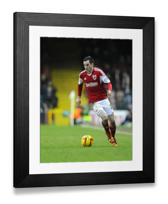 Framed Print : Bristol City's Greg Cunningham in Action Against MK Dons, Sky Bet League One, Ashton Gate, January 2014 Framed Print : Bristol City's Greg Cunningham in Action Against MK Dons, Sky Bet League One, Ashton Gate, January 2014