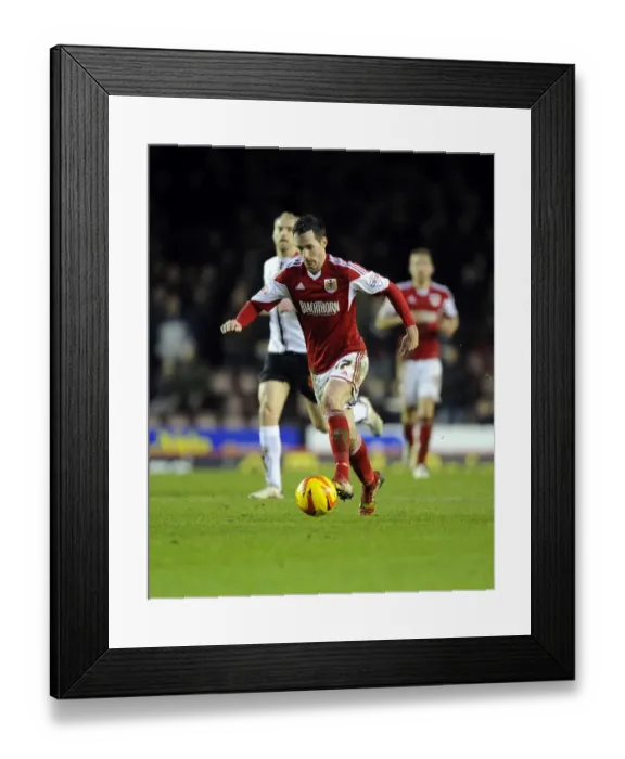 Framed Print : Greg Cunningham in Action: Bristol City vs MK Dons, Sky Bet League One, Ashton Gate Framed Print : Greg Cunningham in Action: Bristol City vs MK Dons, Sky Bet League One, Ashton Gate