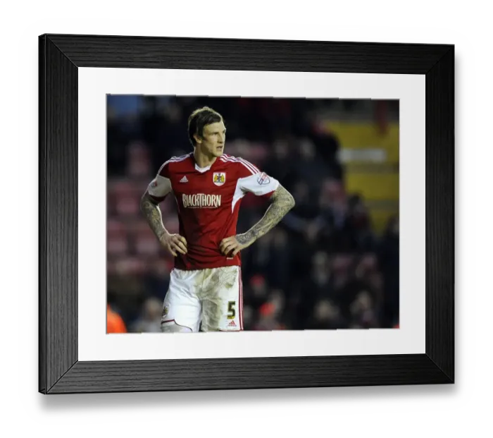 Framed Print : Aden Flint in Action: Bristol City vs MK Dons, Sky Bet League One, Ashton Gate, January 2014 Framed Print : Aden Flint in Action: Bristol City vs MK Dons, Sky Bet League One, Ashton Gate, January 2014