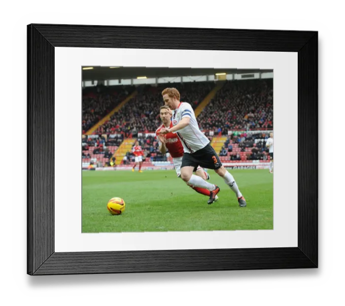 Framed Print : Bristol City vs MK Dons: Dean Lewington Faces Off in Sky Bet League One Clash at Ashton Gate Framed Print : Bristol City vs MK Dons: Dean Lewington Faces Off in Sky Bet League One Clash at Ashton Gate