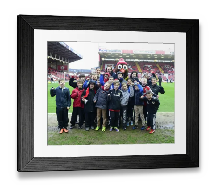 Framed Print : Bristol City vs MK Dons Clash in Sky Bet League One Action at Ashton Gate, 2014 Framed Print : Bristol City vs MK Dons Clash in Sky Bet League One Action at Ashton Gate, 2014