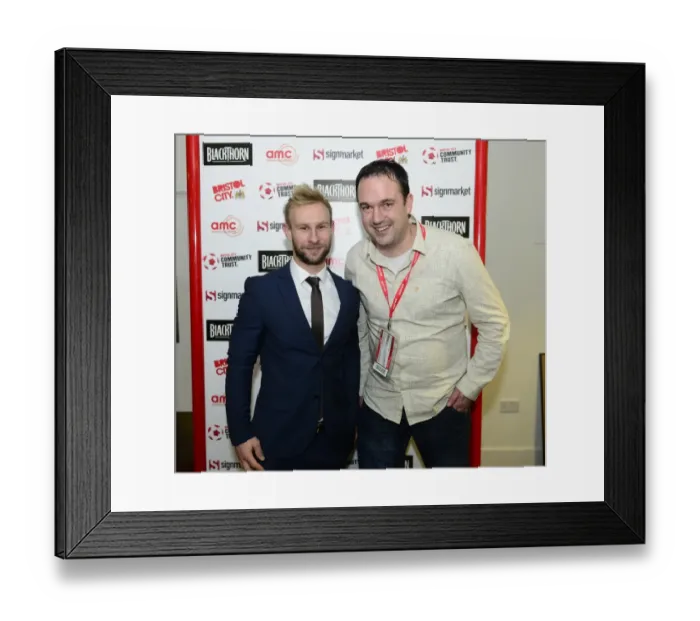 Framed Print : Joe Meredith: Man of the Match in Bristol City's Triumph over MK Dons at Ashton Gate (18 / 01 / 2014)