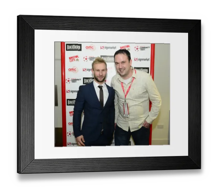 Framed Print : Bristol City's Joe Meredith Named Man of the Match in Win Against MK Dons Framed Print : Bristol City's Joe Meredith Named Man of the Match in Win Against MK Dons