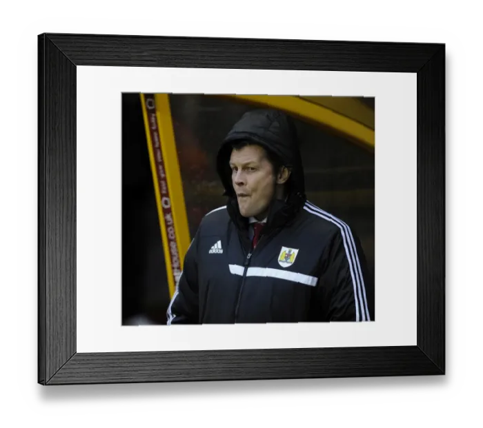 Framed Print : Steve Cotterill Leads Bristol City at Molineux Against Wolverhampton Wanderers, 2014 Framed Print : Steve Cotterill Leads Bristol City at Molineux Against Wolverhampton Wanderers, 2014