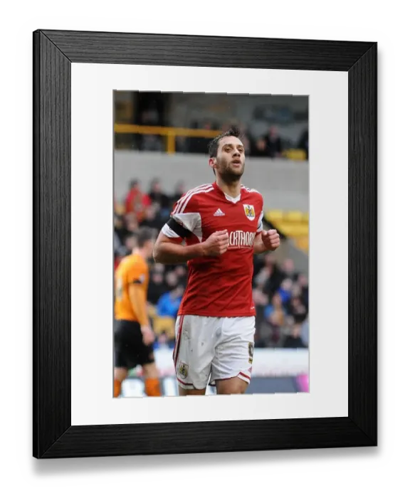Framed Print : Bristol City's Sam Baldock Celebrates Goal Against Wolverhampton Wanderers, Sky Bet League One, 2014 Framed Print : Bristol City's Sam Baldock Celebrates Goal Against Wolverhampton Wanderers, Sky Bet League One, 2014