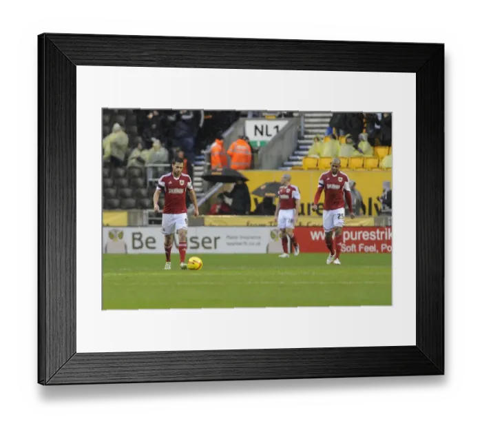 Framed Print : Dejected Duo: Sam Baldock and Marvin Elliott of Bristol City After Loss at Molineux Framed Print : Dejected Duo: Sam Baldock and Marvin Elliott of Bristol City After Loss at Molineux