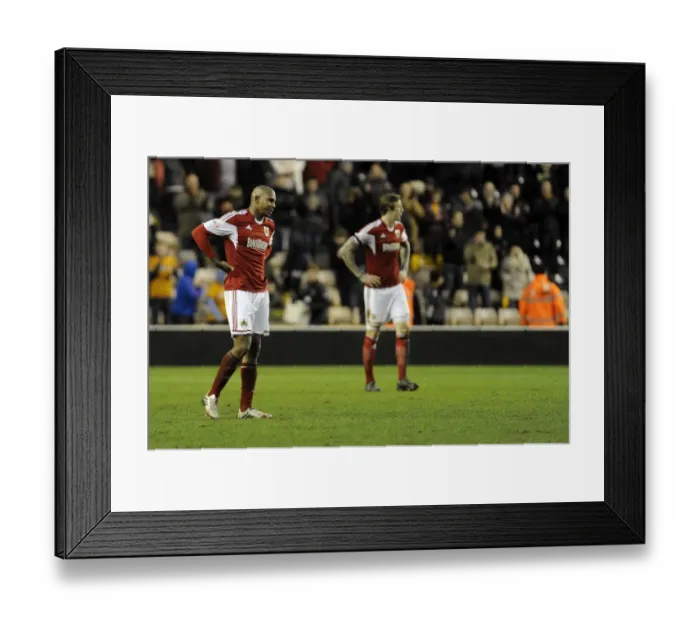 Framed Print : Marvin Elliott's Disappointment: Wolves Triumph Over Bristol City 3-1 Framed Print : Marvin Elliott's Disappointment: Wolves Triumph Over Bristol City 3-1