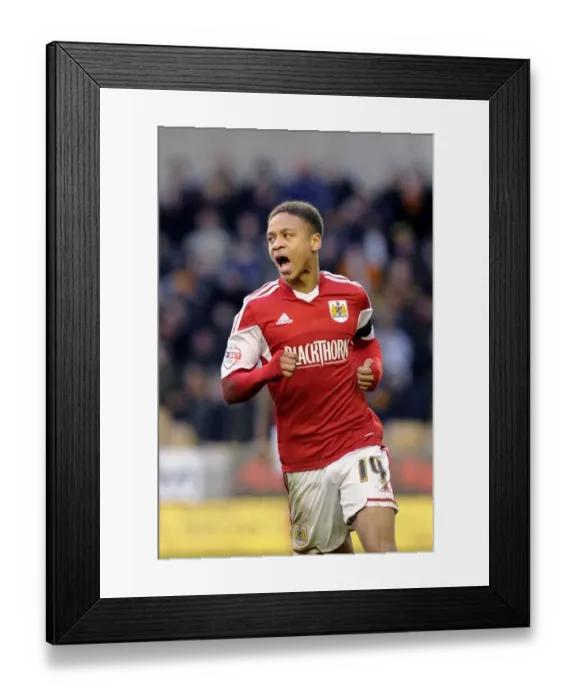 Framed Print : Bobby Reid of Bristol City Faces Off Against Wolverhampton Wanderers in Sky Bet League One Clash, January 2014 Framed Print : Bobby Reid of Bristol City Faces Off Against Wolverhampton Wanderers in Sky Bet League One Clash, January 2014