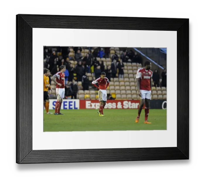 Framed Print : Bobby Reid's Disappointment: Wolves vs. Bristol City, Sky Bet League One (January 2014) Framed Print : Bobby Reid's Disappointment: Wolves vs. Bristol City, Sky Bet League One (January 2014)