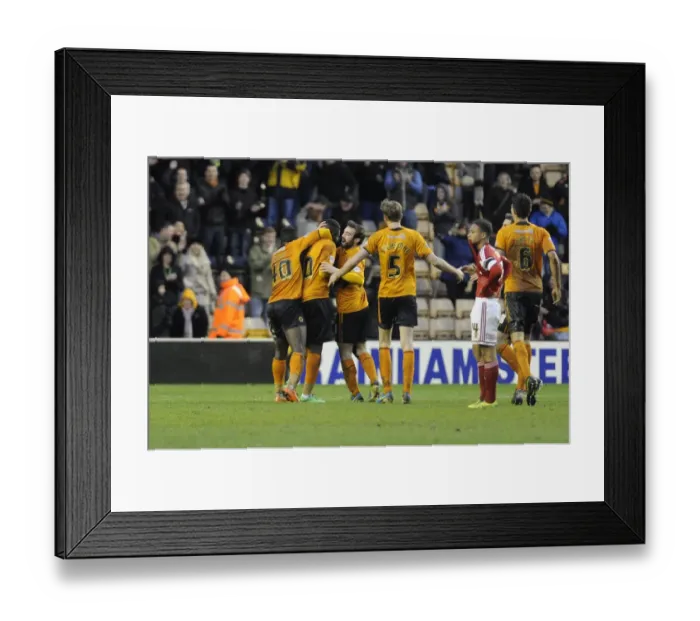 Framed Print : Nouha Dicko's Goal Celebration: Wolverhampton Wanderers vs. Bristol City, Sky Bet League One, January 2014 Framed Print : Nouha Dicko's Goal Celebration: Wolverhampton Wanderers vs. Bristol City, Sky Bet League One, January 2014