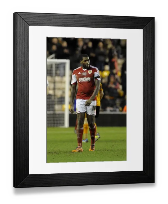 Framed Print : Jay Emmanuel-Thomas Disappointment: Wolverhampton Wanderers vs. Bristol City, January 2014 Framed Print : Jay Emmanuel-Thomas Disappointment: Wolverhampton Wanderers vs. Bristol City, January 2014