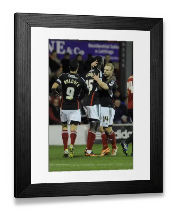 Framed Print : Brentford v Bristol City 280114 Framed Print : Brentford v Bristol City 280114