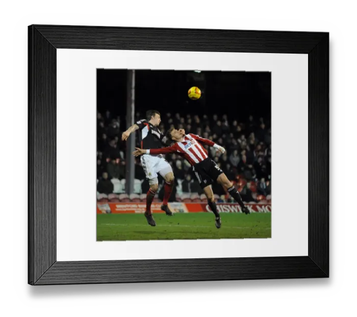 Framed Print : Aden Flint vs. Tony Craig Clash: Brentford vs. Bristol City, Sky Bet League One (January 2014) Framed Print : Aden Flint vs. Tony Craig Clash: Brentford vs. Bristol City, Sky Bet League One (January 2014)