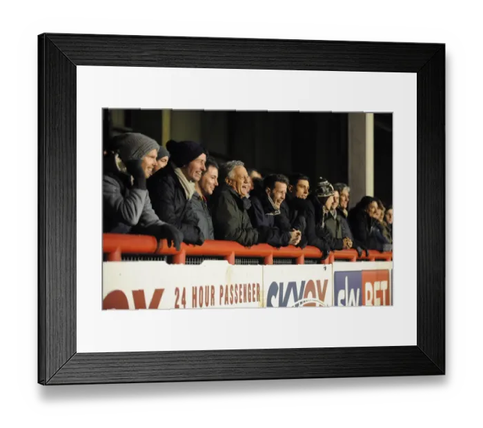 Framed Print : Bristol City Fans in Action at Brentford's Griffin Park, 2014 Framed Print : Bristol City Fans in Action at Brentford's Griffin Park, 2014
