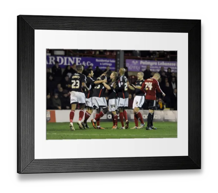 Framed Print : Bristol City's Karleigh Osborne Scores and Celebrates with Team Mates against Brentford, Sky Bet League One, 2014 Framed Print : Bristol City's Karleigh Osborne Scores and Celebrates with Team Mates against Brentford, Sky Bet League One, 2014