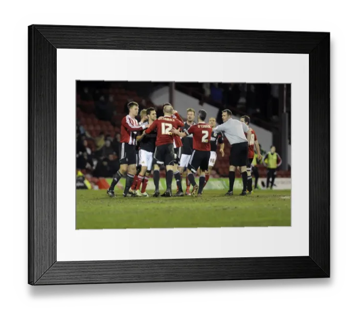 Framed Print : Intense Rivalry: Brentford vs. Bristol City Football Showdown Framed Print : Intense Rivalry: Brentford vs. Bristol City Football Showdown