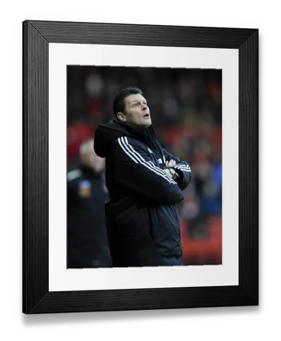 Framed Print : Steve Cotterill Leads Bristol City Against Carlisle United, Ashton Gate - 01 / 02 / 2014 Framed Print : Steve Cotterill Leads Bristol City Against Carlisle United, Ashton Gate - 01 / 02 / 2014