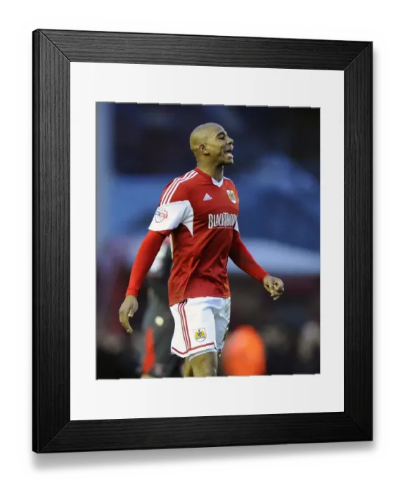 Framed Print : Marvin Elliott in Action: Bristol City vs Carlisle United, Ashton Gate, 2014 Framed Print : Marvin Elliott in Action: Bristol City vs Carlisle United, Ashton Gate, 2014