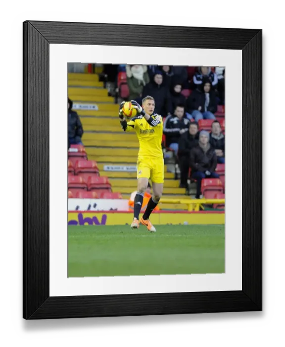 Framed Print : Bristol City's Simon Moore in Action during Bristol City vs Carlisle United, Ashton Gate (2014) Framed Print : Bristol City's Simon Moore in Action during Bristol City vs Carlisle United, Ashton Gate (2014)