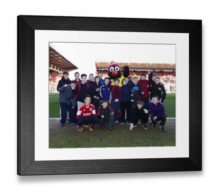 Framed Print : Intense Rivalry: Bristol City vs Carlisle United in Sky Bet League One at Ashton Gate - February 1, 2014