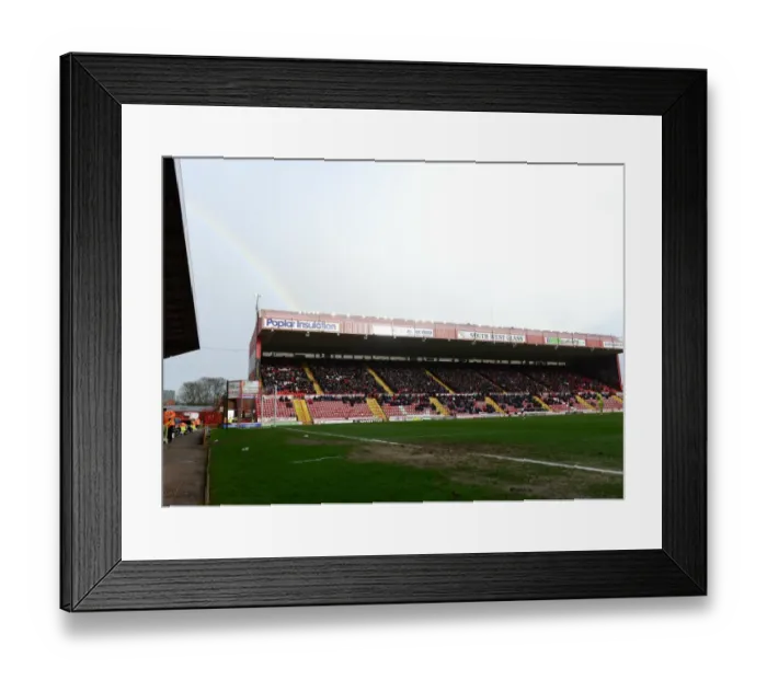 Framed Print : Rainbow Over Ashton Gate: Bristol City vs. Carlisle United, 01-02-2014 (Sky Bet League One)