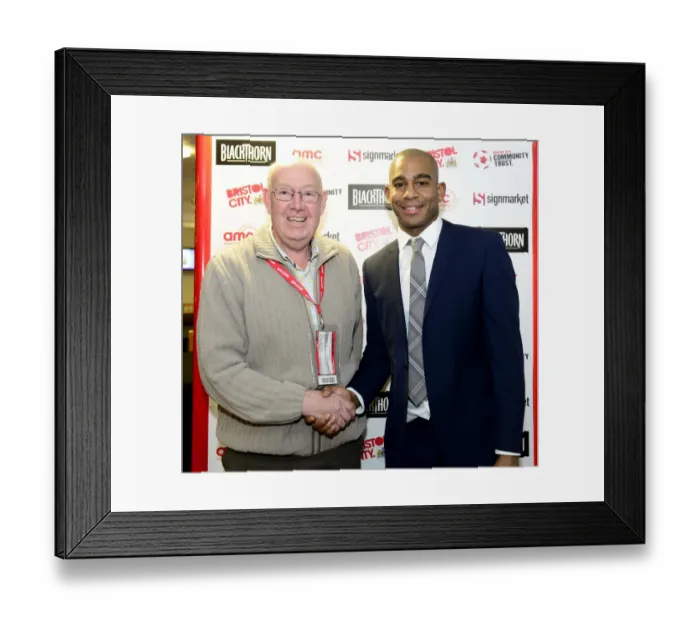 Framed Print : Bristol City's Joe Meredith Shines: Man of the Match vs. Carlisle United (01 / 02 / 2014)