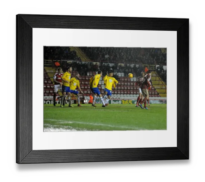 Framed Print : Bristol City Forward Wes Burns Scores the Winning Goal Against Coventry City in Sky Bet League One Framed Print : Bristol City Forward Wes Burns Scores the Winning Goal Against Coventry City in Sky Bet League One