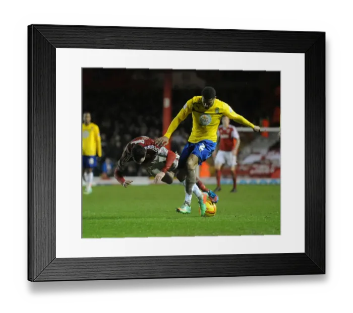 Framed Print : Bristol City vs Coventry City: Greg Cunningham Foul by Cyrus Christie Framed Print : Bristol City vs Coventry City: Greg Cunningham Foul by Cyrus Christie
