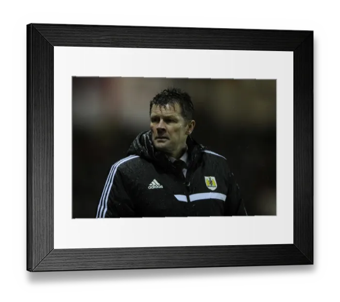 Framed Print : Steve Cotterill Leads Bristol City in Sky Bet League One Clash Against Coventry City, February 2014 Framed Print : Steve Cotterill Leads Bristol City in Sky Bet League One Clash Against Coventry City, February 2014