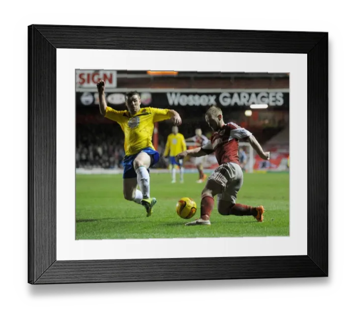 Framed Print : Bristol City vs Coventry City Clash in Sky Bet League One, Ashton Gate, 04.02.2014 Framed Print : Bristol City vs Coventry City Clash in Sky Bet League One, Ashton Gate, 04.02.2014