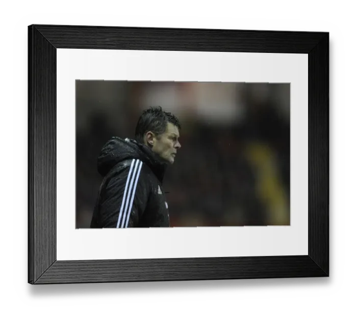 Framed Print : Steve Cotterill Leads Bristol City in Sky Bet League One Clash Against Coventry City, February 4, 2014