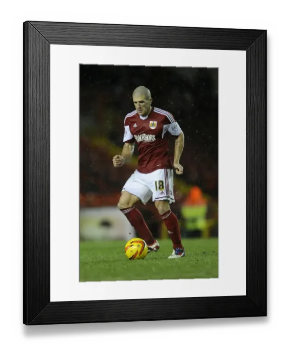 Framed Print : Adam El-Abd in Action: Bristol City vs Coventry City (February 4, 2014, Sky Bet League One)