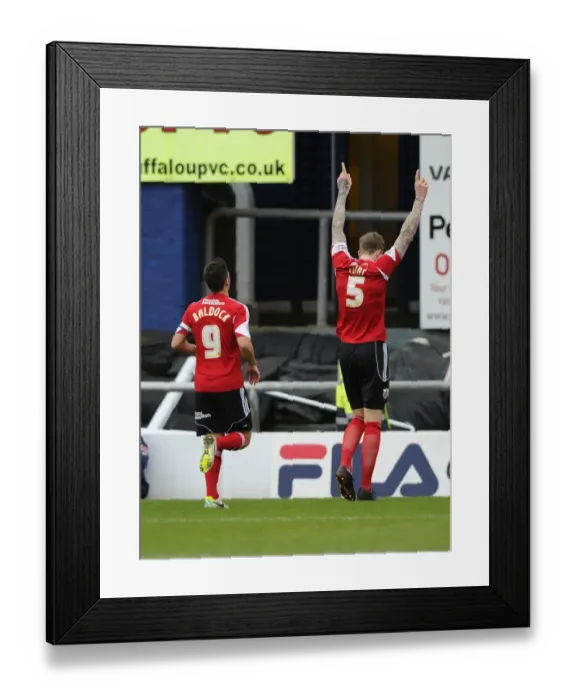 Framed Print : Oldham Athletic v Bristol City 080214