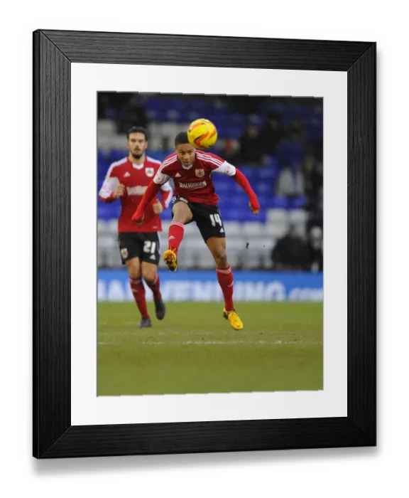 Framed Print : Bobby Reid Thrills in Oldham Athletic vs. Bristol City Clash, February 2014 Framed Print : Bobby Reid Thrills in Oldham Athletic vs. Bristol City Clash, February 2014