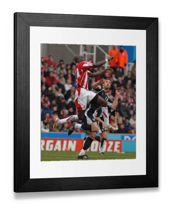 Framed Print : Bristol City First Team: Season 07-08: Stoke City V Bristol City