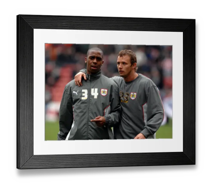 Framed Print : Stoke City vs. Bristol City: A Football Rivalry - Season 07-08 Framed Print : Stoke City vs. Bristol City: A Football Rivalry - Season 07-08
