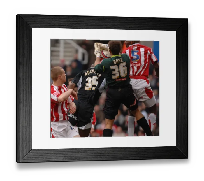 Framed Print : The Championship Showdown: Stoke City vs. Bristol City - A Titanic Rivalry of Title Contenders (Season 07-08)