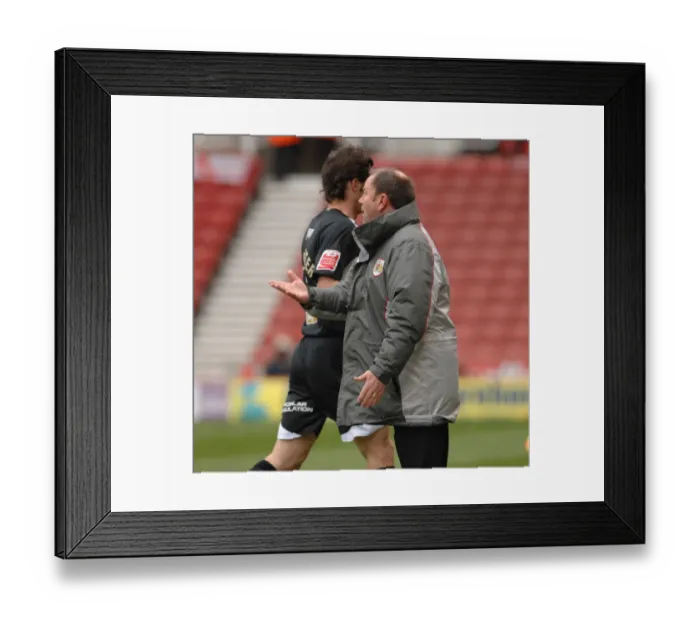 Framed Print : Stoke City vs. Bristol City: A Football Rivalry - Season 07-08