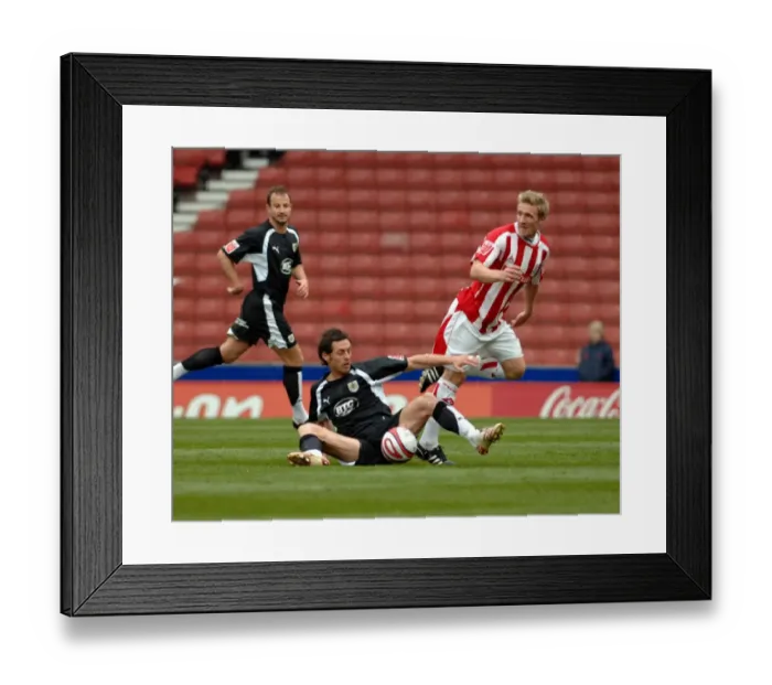 Framed Print : Bristol City First Team: Season 07-08: Stoke City V Bristol City