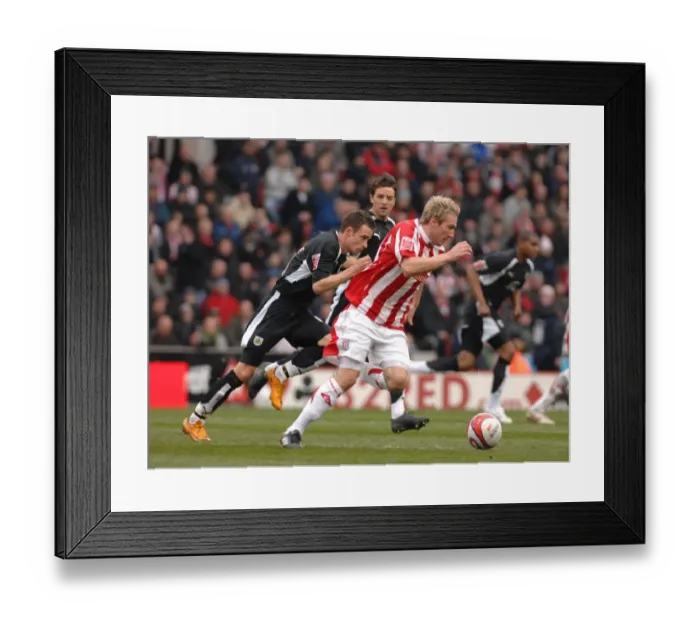 Framed Print : Stoke City vs. Bristol City: A Football Rivalry - Season 07-08