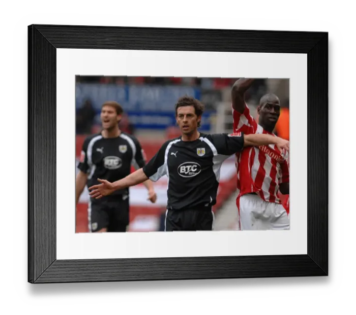 Framed Print : Stoke City vs. Bristol City: A Football Rivalry - Season 07-08 Framed Print : Stoke City vs. Bristol City: A Football Rivalry - Season 07-08