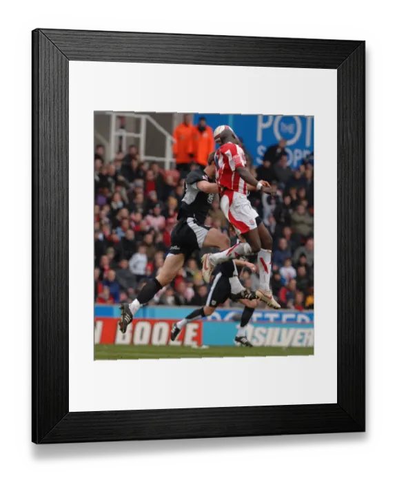 Framed Print : Stoke City vs. Bristol City: A Football Rivalry - Season 07-08