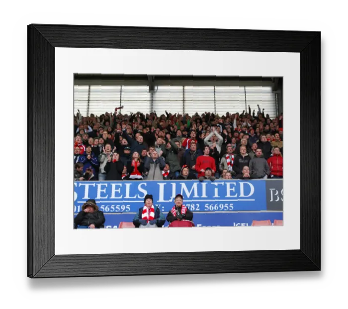 Framed Print : Bristol City First Team: Season 07-08: Stoke City V Bristol City