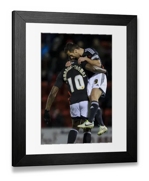 Framed Print : Sam Baldock Scores the Opener: Bristol City's Triumph at Leyton Orient, Football League 1, 2014 Framed Print : Sam Baldock Scores the Opener: Bristol City's Triumph at Leyton Orient, Football League 1, 2014