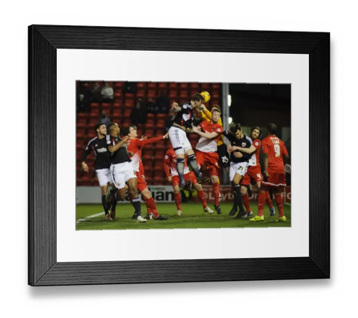 Framed Print : Aden Flint's Heading Attempt in Leyton Orient vs. Bristol City Football Match, February 2014 Framed Print : Aden Flint's Heading Attempt in Leyton Orient vs. Bristol City Football Match, February 2014