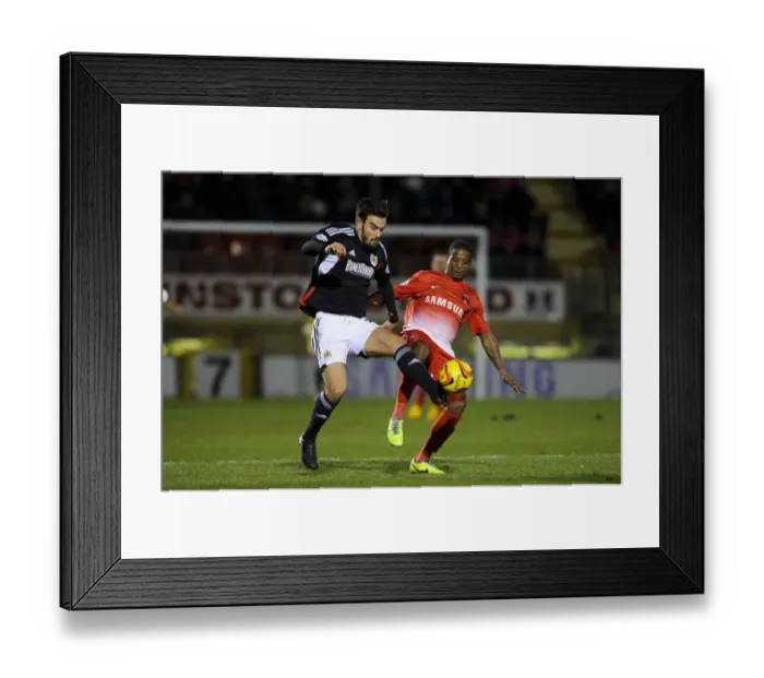 Framed Print : Intense Midfield Battle: Marlon Pack vs. Kevin Lisbie, Leyton Orient vs. Bristol City, 2014 Framed Print : Intense Midfield Battle: Marlon Pack vs. Kevin Lisbie, Leyton Orient vs. Bristol City, 2014