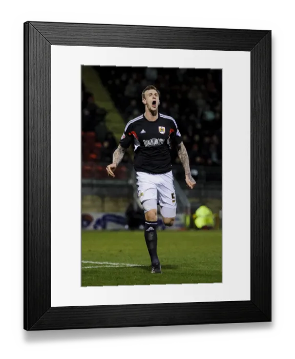 Framed Print : Aden Flint's Hat-Trick: Defender Scores Three for Bristol City Against Leyton Orient Framed Print : Aden Flint's Hat-Trick: Defender Scores Three for Bristol City Against Leyton Orient