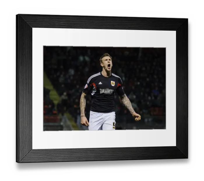 Framed Print : Aden Flint's Hat-Trick: Defender Scores Three Goals for Bristol City against Leyton Orient, Sky Bet Football League 2014 Framed Print : Aden Flint's Hat-Trick: Defender Scores Three Goals for Bristol City against Leyton Orient, Sky Bet Football League 2014