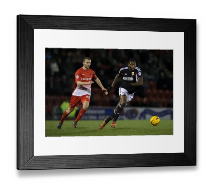 Framed Print : Jay Emmanuel-Thomas vs Jamie Ness: Intense Midfield Battle at Leyton Orient vs Bristol City, 2014 Framed Print : Jay Emmanuel-Thomas vs Jamie Ness: Intense Midfield Battle at Leyton Orient vs Bristol City, 2014