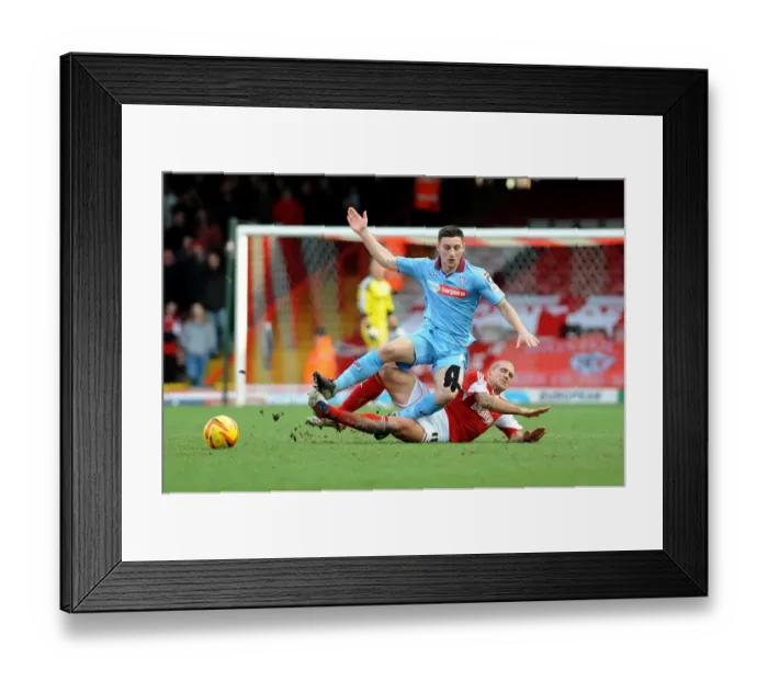 Framed Print : Intense Rivalry: El-Abd vs. Cassidy - A Football Showdown at Ashton Gate (Bristol City v Tranmere Rovers) Framed Print : Intense Rivalry: El-Abd vs. Cassidy - A Football Showdown at Ashton Gate (Bristol City v Tranmere Rovers)